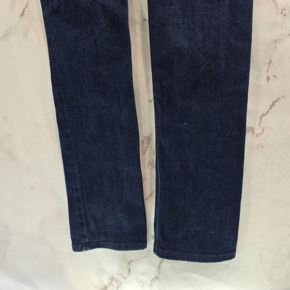 Spanx Jeans Womens 26 X 31 Jegging Denim Jean High Rise Signature Straight Dark - Picture 6 of 13